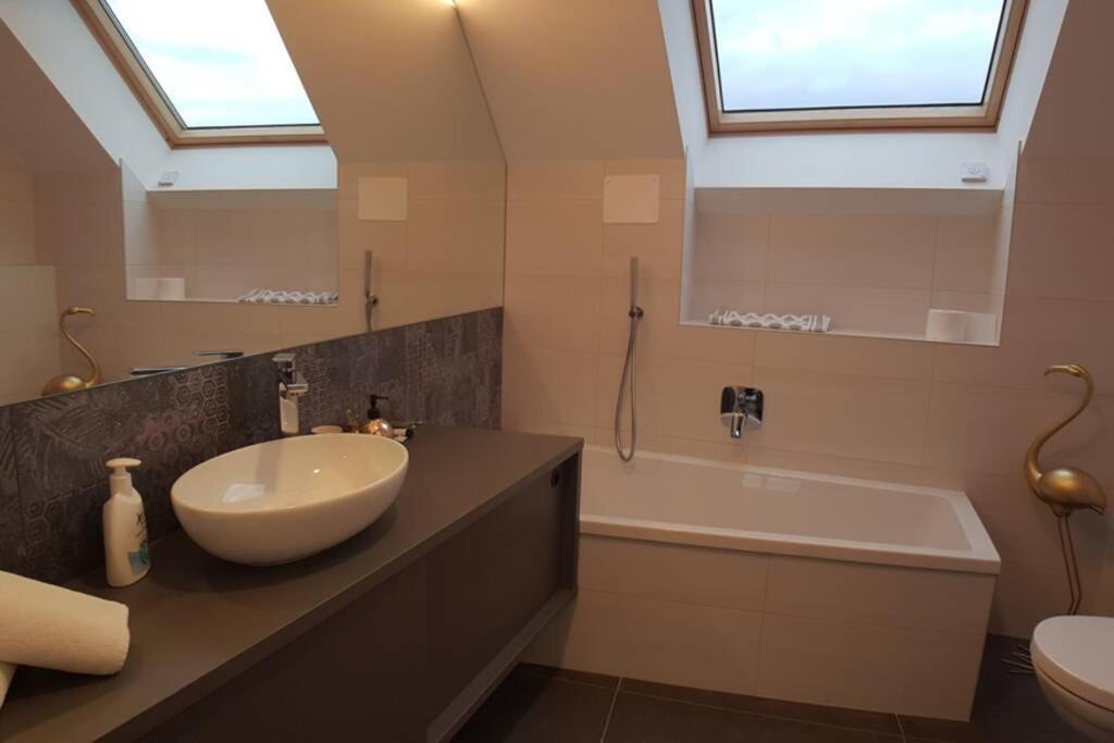 Appartamento Gardenpark Loft Ora / Auer Esterno foto